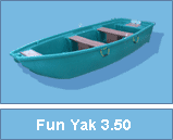 vente barque pêche Fun Yak 350